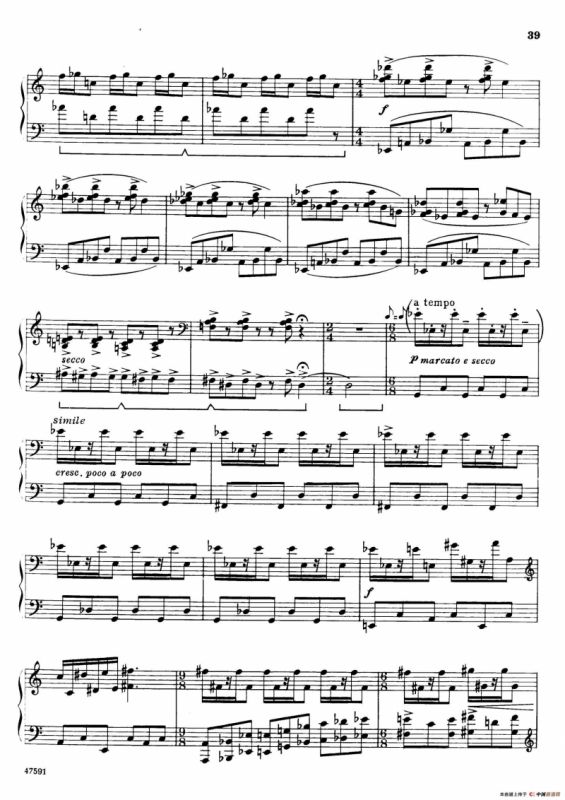 Piano Sonata in E-flat Major Op.95（降E大调钢琴奏鸣曲·Ⅲ）