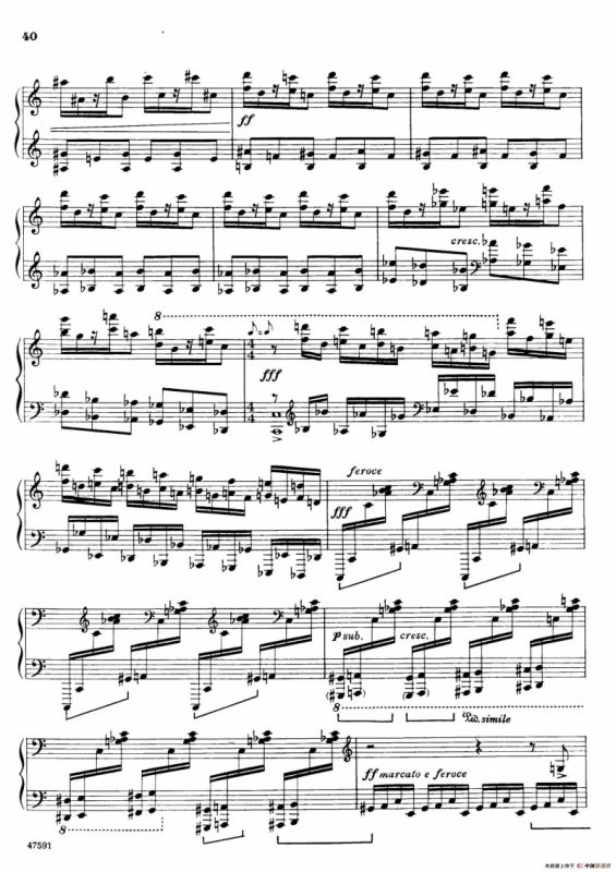 Piano Sonata in E-flat Major Op.95（降E大调钢琴奏鸣曲·Ⅲ）