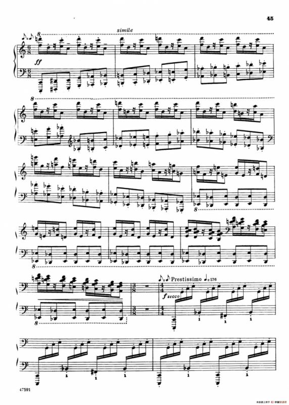 Piano Sonata in E-flat Major Op.95（降E大调钢琴奏鸣曲·Ⅲ）