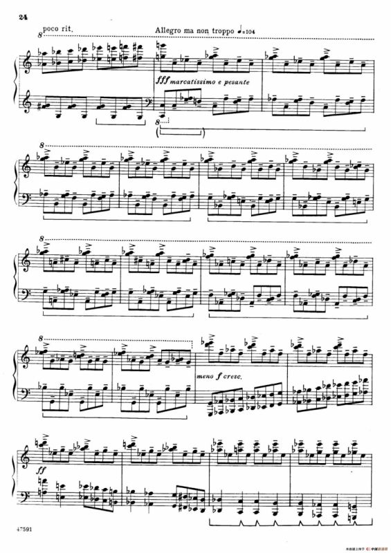 Piano Sonata in E-flat Major Op.95（降E大调钢琴奏鸣曲·Ⅱ）