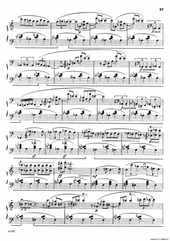 Piano Sonata in E-flat Major Op.95（降E大调钢琴奏鸣曲·Ⅱ）