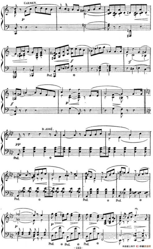 Carmen for Solo Piano（卡门全剧钢琴独奏版）（No.27）