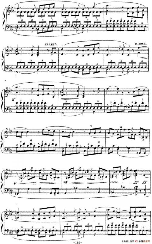 Carmen for Solo Piano（卡门全剧钢琴独奏版）（No.27）