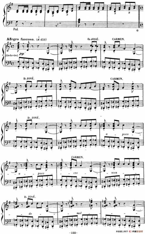 Carmen for Solo Piano（卡门全剧钢琴独奏版）（No.27）