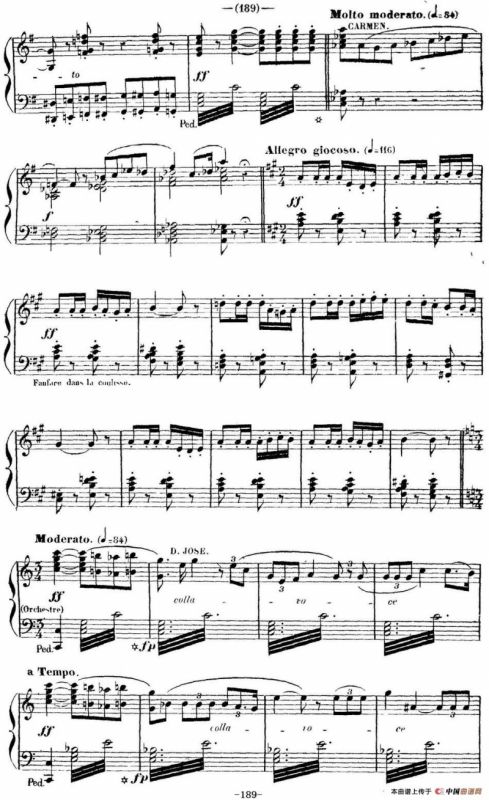 Carmen for Solo Piano（卡门全剧钢琴独奏版）（No.27）
