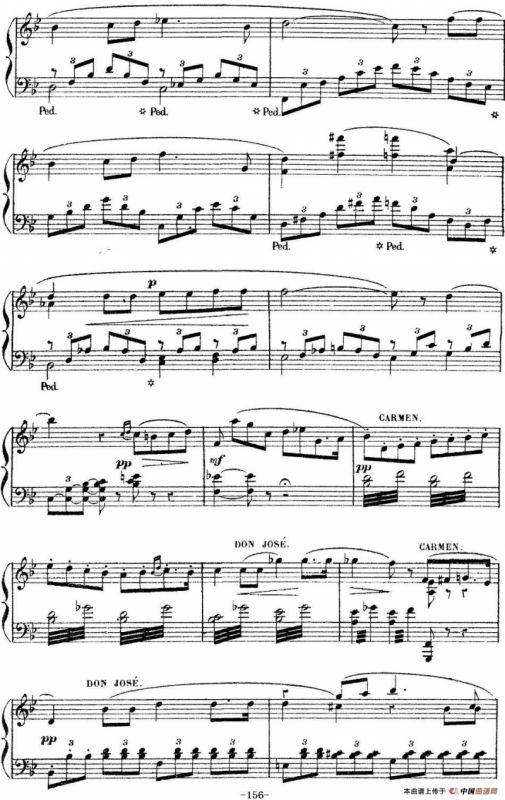 Carmen for Solo Piano（卡门全剧钢琴独奏版）（No.24）