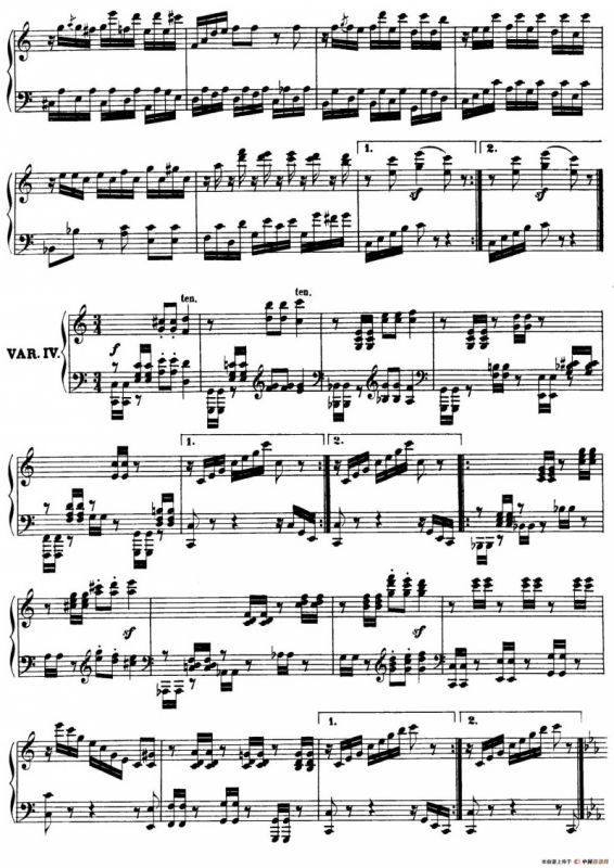 7 Variations in C WoO 78（C大调英国国歌变奏曲）