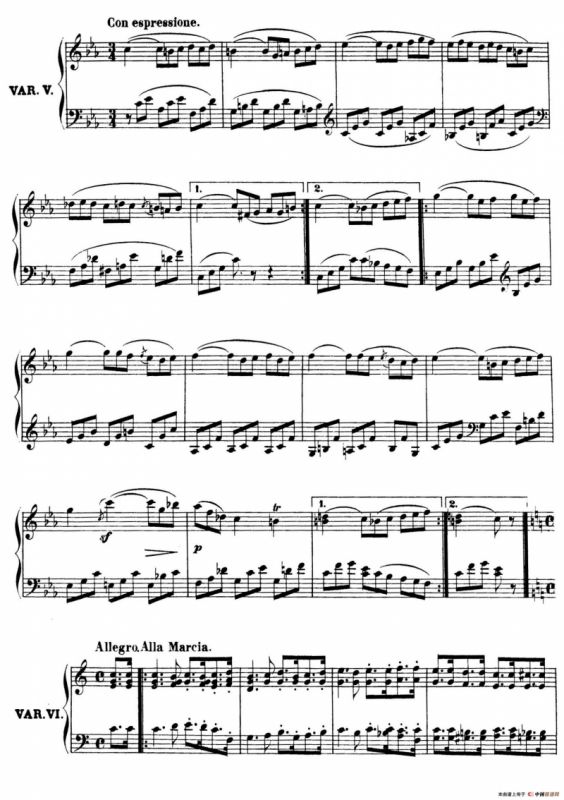 7 Variations in C WoO 78（C大调英国国歌变奏曲）