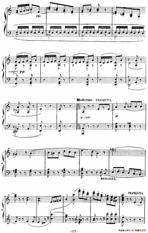 Carmen for Solo Piano（卡门全剧钢琴独奏版）（No.20）