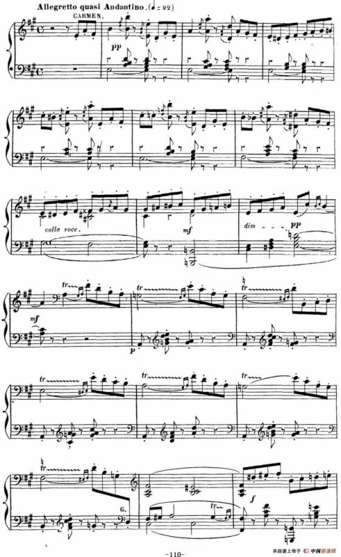 Carmen for Solo Piano（卡门全剧钢琴独奏版）（No.18）