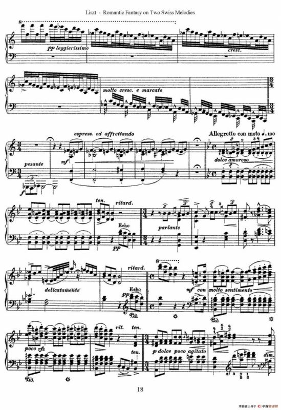 Romantic Fantasy on 2 Swiss Melodies Op.5（浪漫幻想曲）