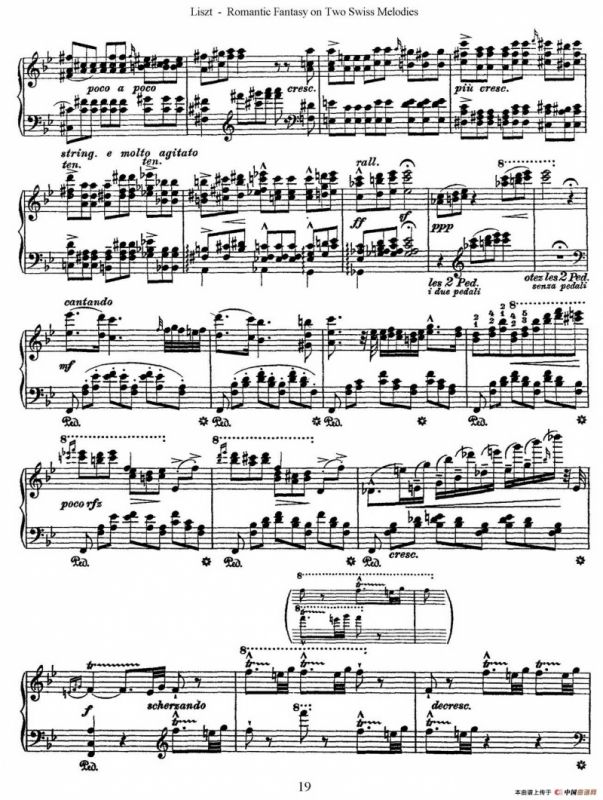 Romantic Fantasy on 2 Swiss Melodies Op.5（浪漫幻想曲）