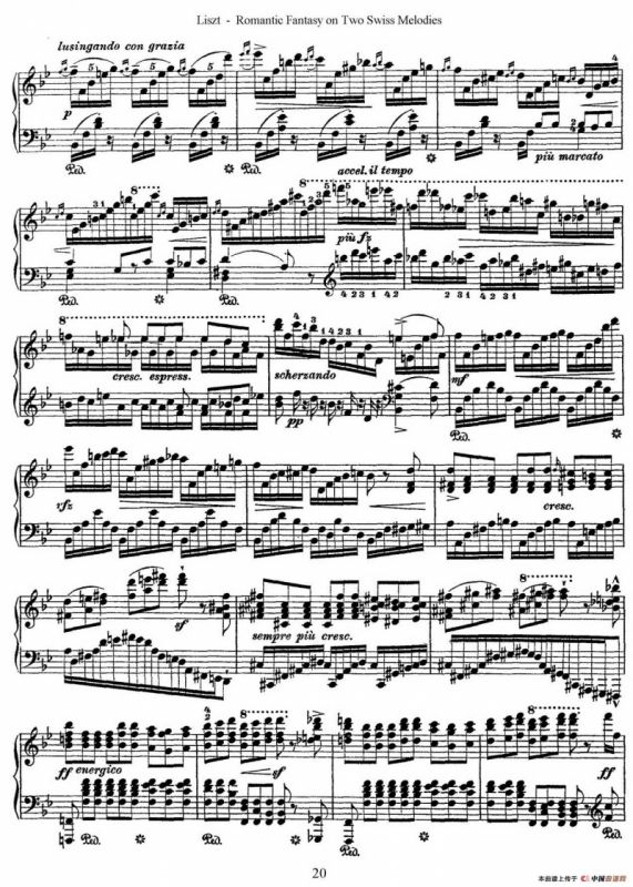 Romantic Fantasy on 2 Swiss Melodies Op.5（浪漫幻想曲）