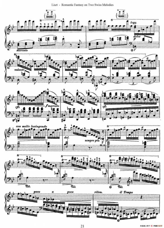 Romantic Fantasy on 2 Swiss Melodies Op.5（浪漫幻想曲）