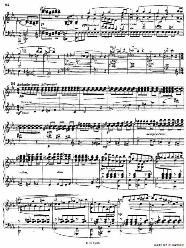 Symphony No.3 in d Minor - Solo Piano（d小调第三交响曲·钢琴独奏版·Ⅱ）