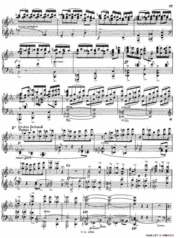 Symphony No.3 in d Minor - Solo Piano（d小调第三交响曲·钢琴独奏版·Ⅱ）