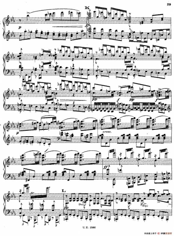 Symphony No.3 in d Minor - Solo Piano（d小调第三交响曲·钢琴独奏版·Ⅱ）