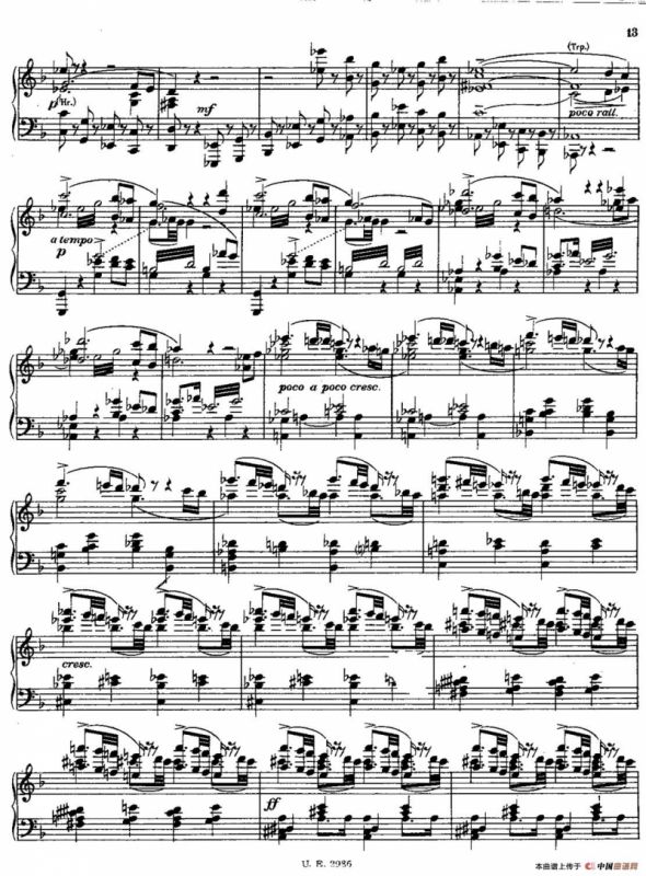 Symphony No.3 in d Minor - Solo Piano（d小调第三交响曲·钢琴独奏版·Ⅰ）