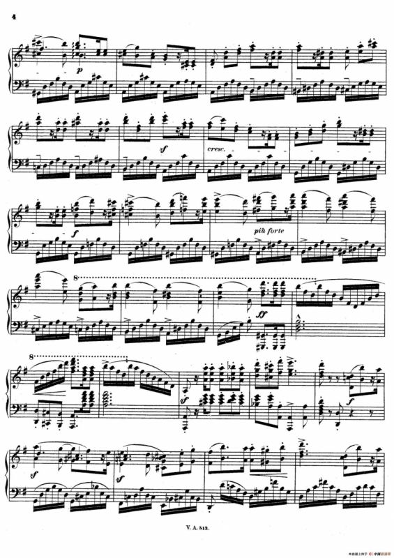 Scherzo in G Major Op.4（G大调谐谑曲）