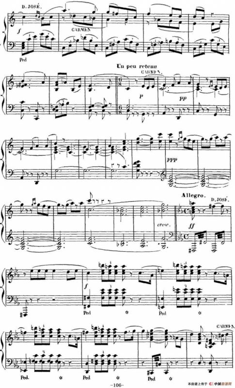 Carmen for Solo Piano（卡门全剧钢琴独奏版）（No.16）