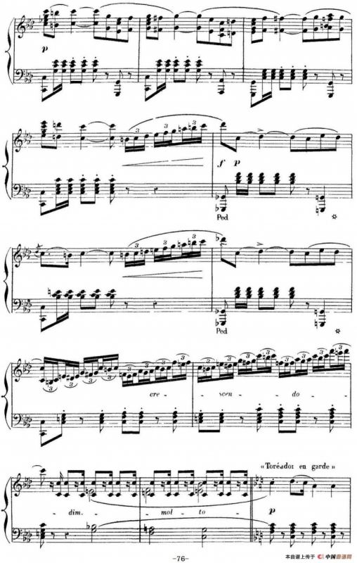 Carmen for Solo Piano（卡门全剧钢琴独奏版）（No.14）