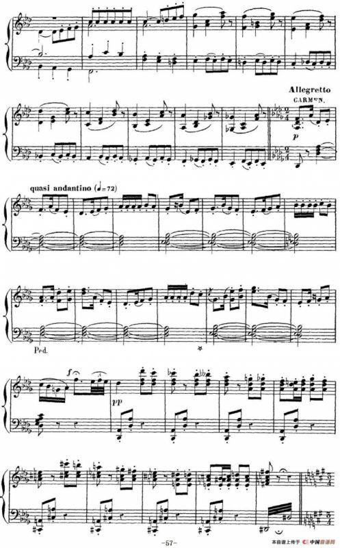 Carmen for Solo Piano（卡门全剧钢琴独奏版）（No.11）