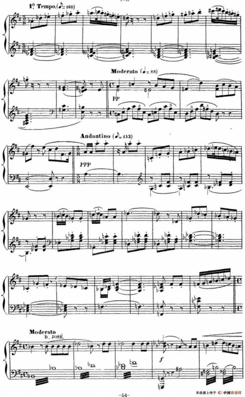 Carmen for Solo Piano（卡门全剧钢琴独奏版）（No.10）