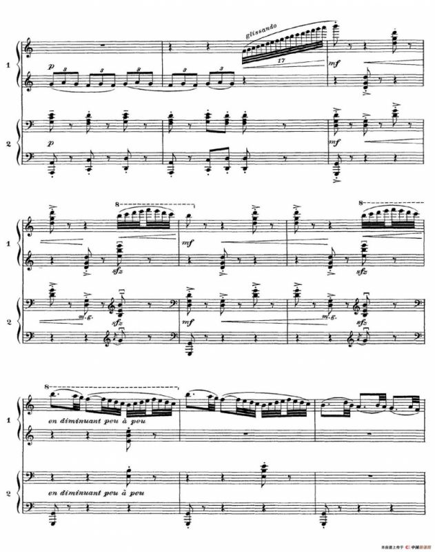 Six Epigraphes Antiques（6首古代墓志铭·四手联弹·Ⅳ）