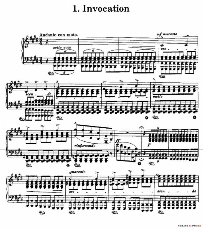 Invocation（祈祷）（《诗与宗教的谐音》第一首）