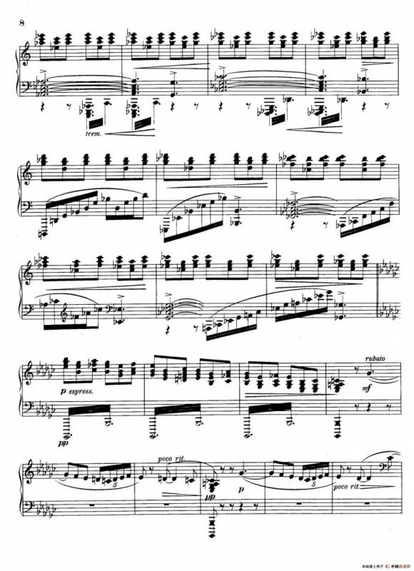 Four Rhapsodies Op.11（4首狂想曲·Ⅳ）