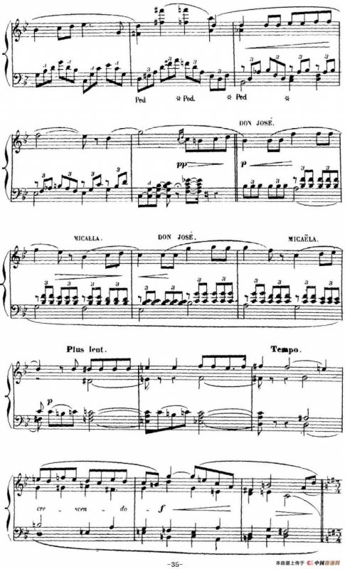 Carmen for Solo Piano（卡门全剧钢琴独奏版）（No.7）