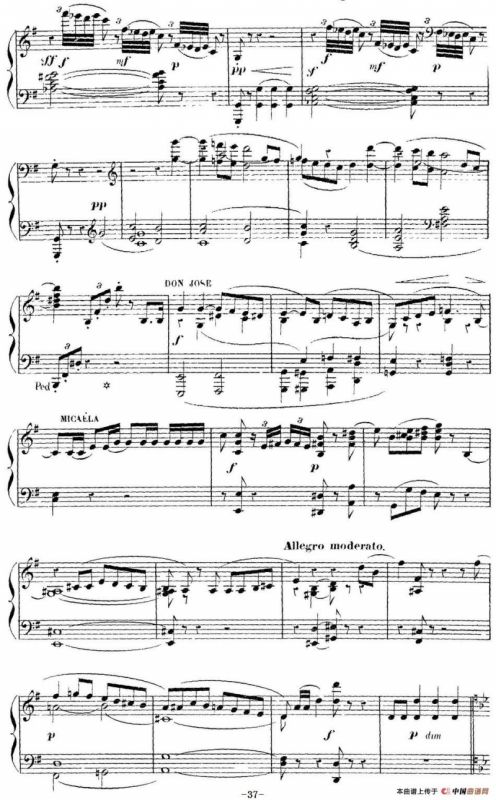 Carmen for Solo Piano（卡门全剧钢琴独奏版）（No.7）