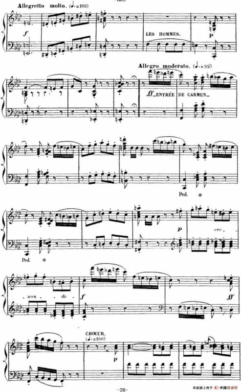 Carmen for Solo Piano（卡门全剧钢琴独奏版）（No.4）