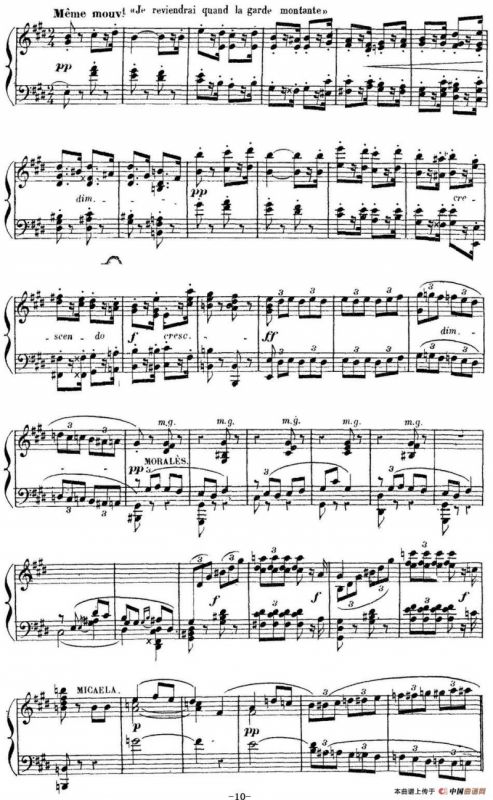 Carmen for Solo Piano（卡门全剧钢琴独奏版）（No.2）