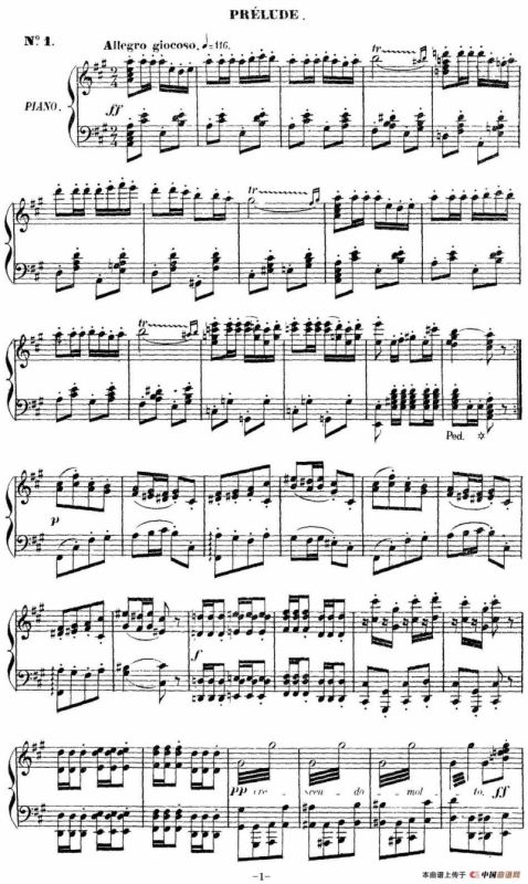 Carmen for Solo Piano（卡门全剧钢琴独奏版）（No.1）