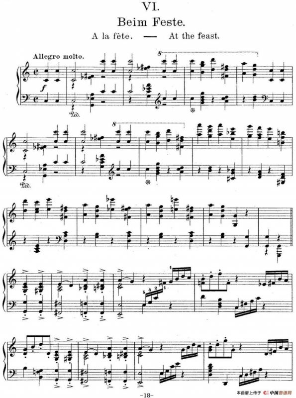 莫什科夫斯基-幻想小品集Op.52（Ⅵ）