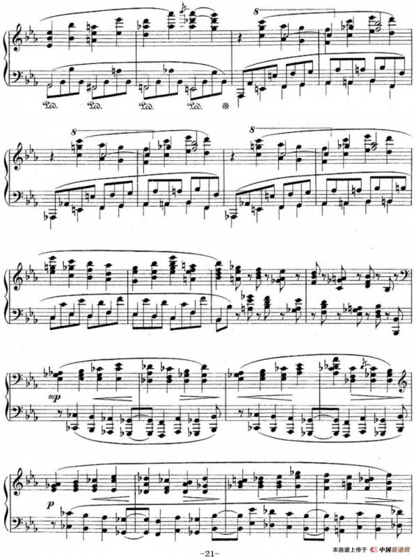 莫什科夫斯基-幻想小品集Op.52（Ⅵ）