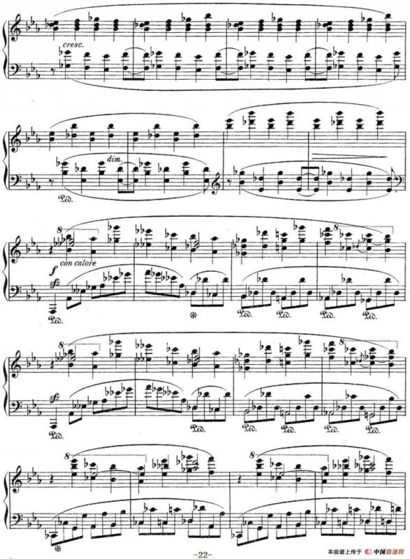 莫什科夫斯基-幻想小品集Op.52（Ⅵ）