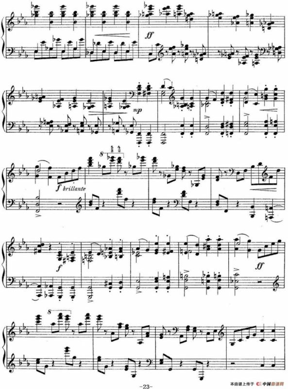 莫什科夫斯基-幻想小品集Op.52（Ⅵ）