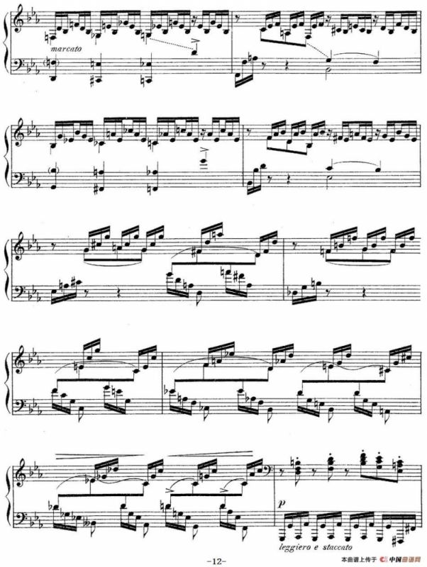 莫什科夫斯基-幻想小品集Op.52（Ⅴ）