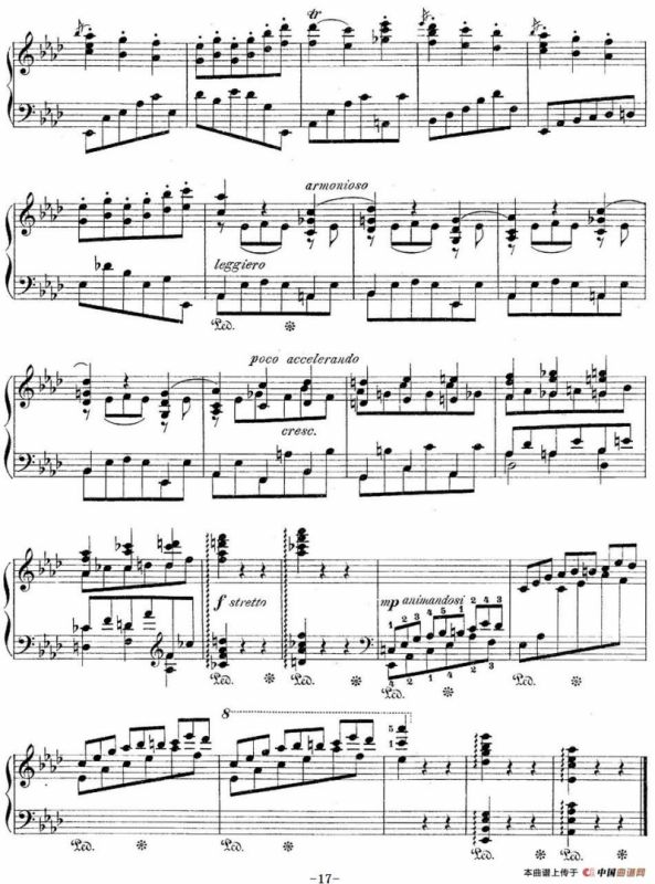 莫什科夫斯基-幻想小品集Op.52（Ⅴ）