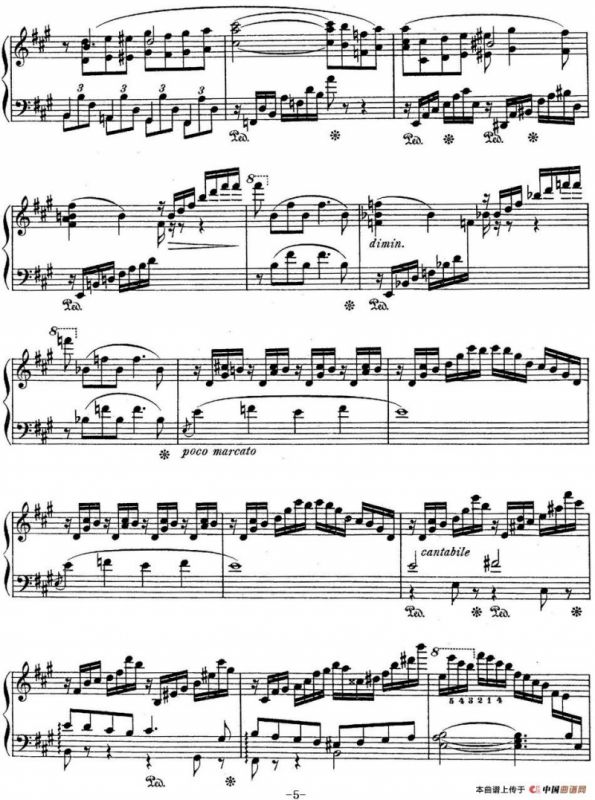 莫什科夫斯基-幻想小品集Op.52（Ⅱ）