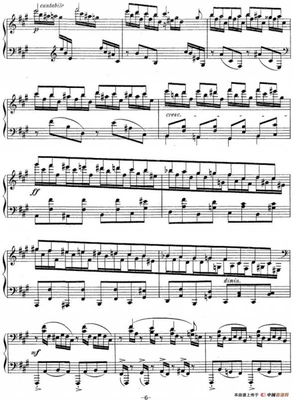 莫什科夫斯基-幻想小品集Op.52（Ⅱ）