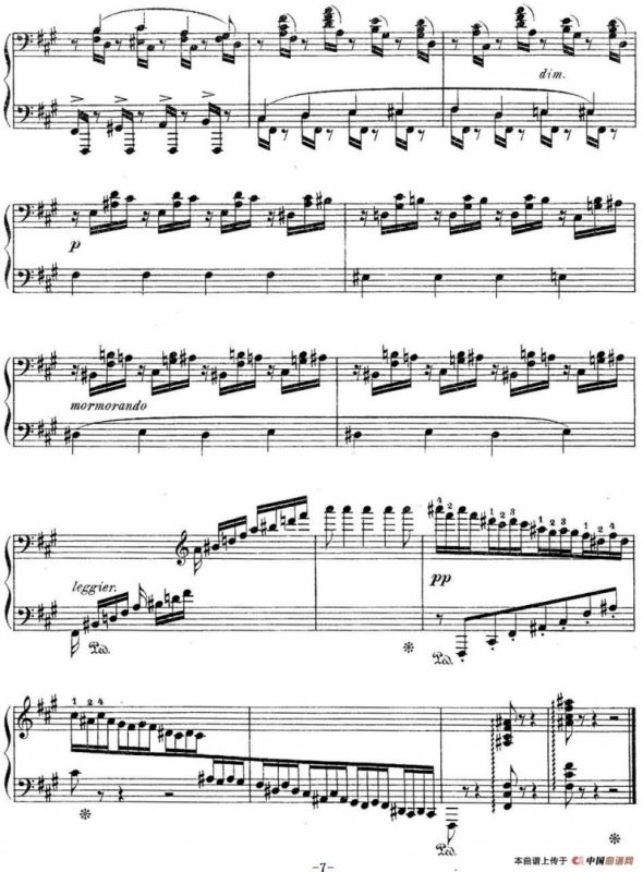 莫什科夫斯基-幻想小品集Op.52（Ⅱ）