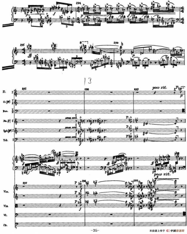 Piano Concerto Op.42（钢琴协奏曲总谱P35-66）