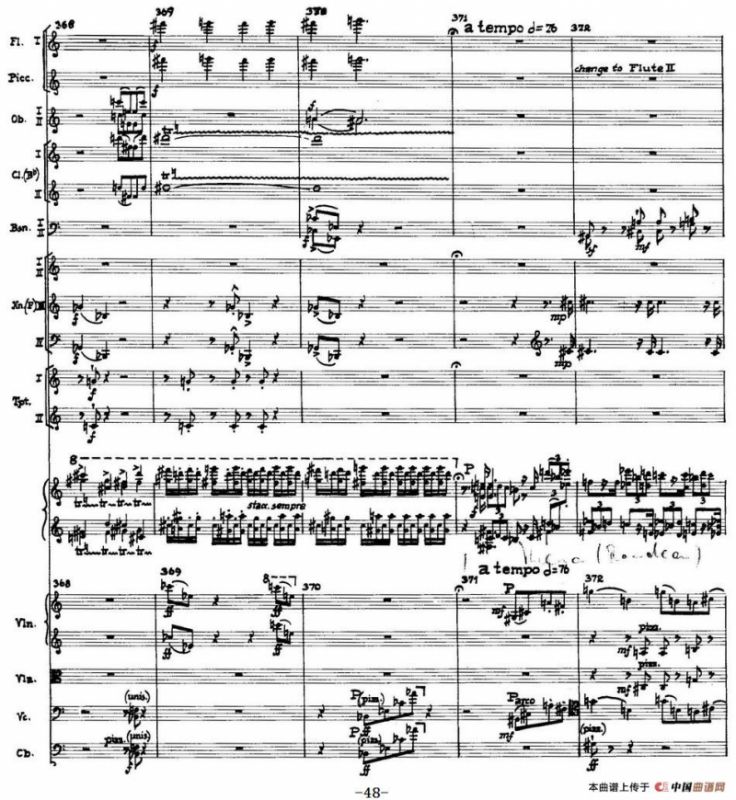 Piano Concerto Op.42（钢琴协奏曲总谱P35-66）