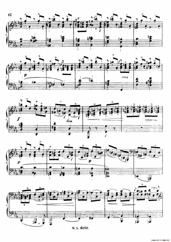 c小调钢琴奏鸣曲 （Piano Sonata in c Minor Op.56）