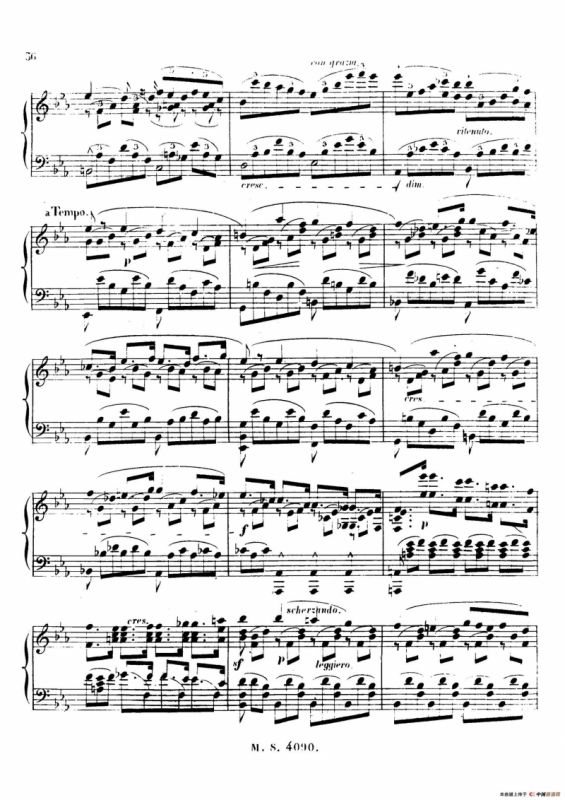 c小调钢琴奏鸣曲 （Piano Sonata in c Minor Op.56）