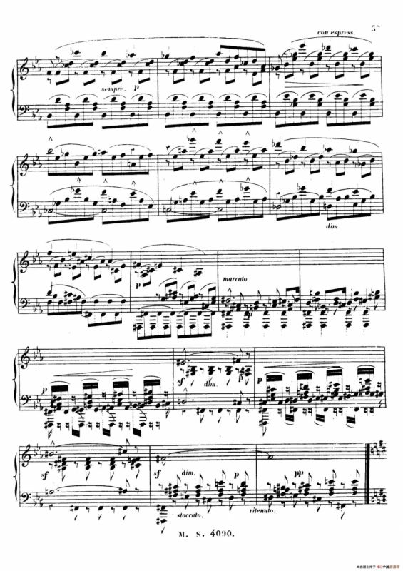 c小调钢琴奏鸣曲 （Piano Sonata in c Minor Op.56）