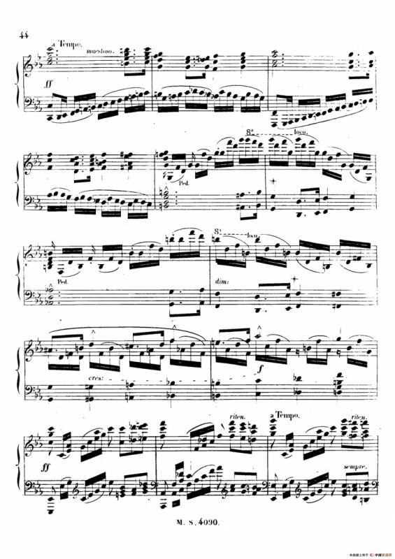 c小调钢琴奏鸣曲 （Piano Sonata in c Minor Op.56）